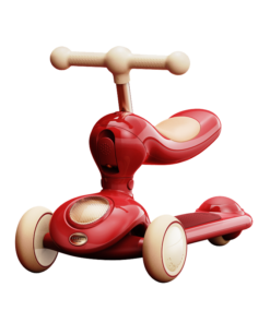 Xe Scooter 2 In 1 Zoyzoii®Car One Retro Children's Scooter ( Màu Đỏ )