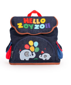 Balo cho bé mầm non Zoyzoii®B85 Explore Denim Bag ( Voi Con )