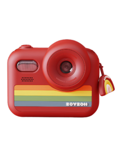 Máy chụp ảnh cho bé kèm thẻ nhớ máy chụp hình mini Zoyzoii Kids Camera E28 (Cầu vồng - Màu