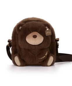 Túi đeo chéo gấu bông cho bé Zoyzoii®B81 Kids Crossbody Bag (Gấu Nâu )
